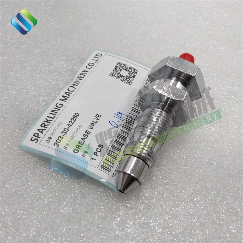 Válvula de grasa 203-30-42260 de los recambios 2033042260 del excavador de SKGM 203-30-42260 PC100 PC60