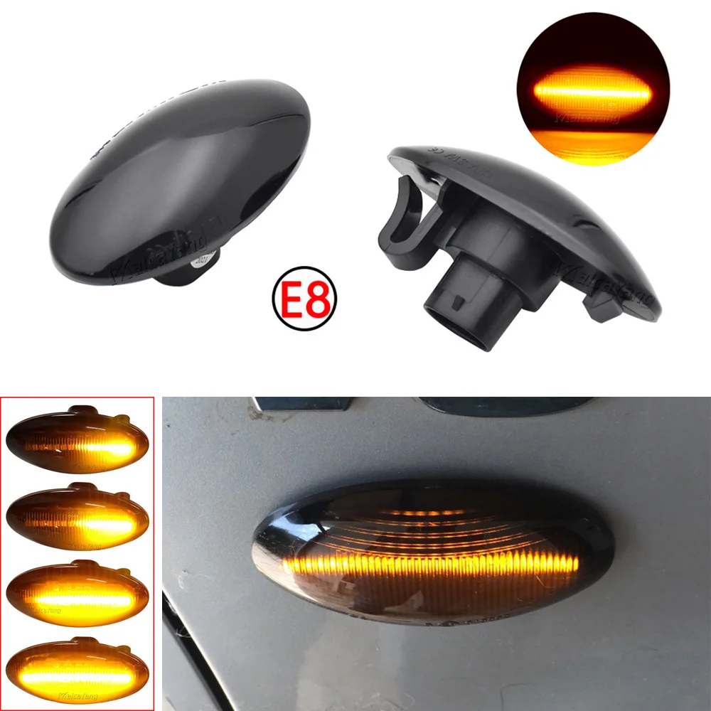 For Suzuki Swift MZ EZ FZ Vitara Jimny Splash Grand APV Arena Alto SX4 LED Dynamic Blinker Side Marker Turn Signal Lights Lamp