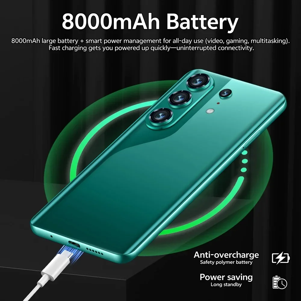 K-Touch Mobiltelefone C26 Ultra Smartphone Android 5G 7,3 HD Handy 22GB 2TB 7800mAh Octa-Core Entsperrt Dual-SIM 16+48MP Kamera – Detail 12