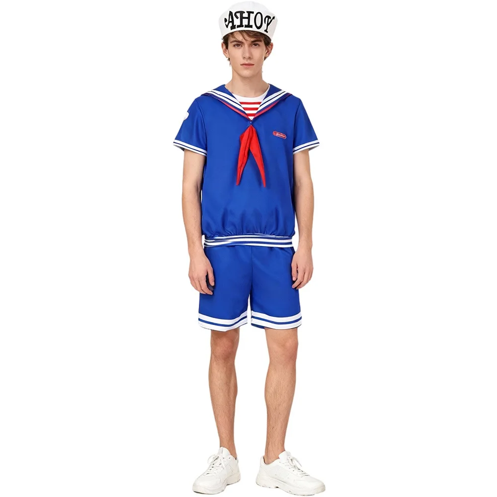 صبي فتاة روبن ستيف هارينجتون تأثيري حلي قميص السراويل قبعة سترة مجموعة هالوين كرنفال حفلة تأثيري حلي