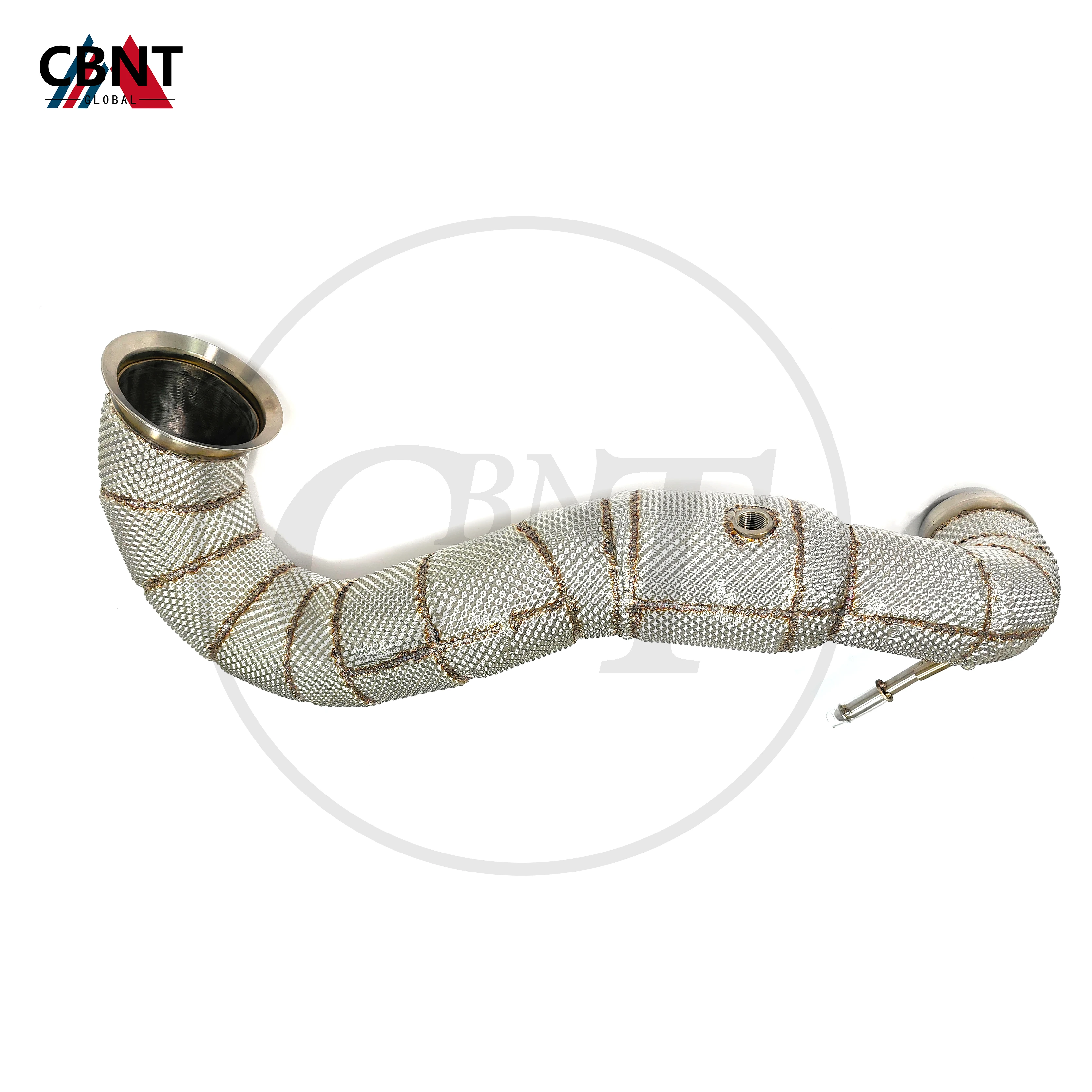 

CBNT Exhaust Pipe System for Mercedes Benz A45 W176 2.0T Catted/Catless Downpipe Exhaust-headers with Catalytic Converter