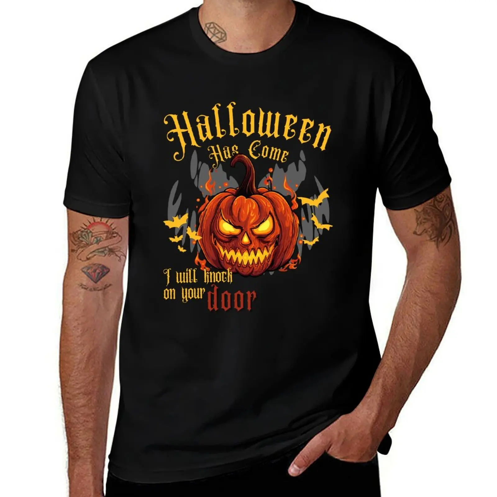 

Dovleacul Spooky: Pregtete-te pentru Halloween cu Stil! T-Shirt street wear customs croswit shirt man t shirts for men graphic