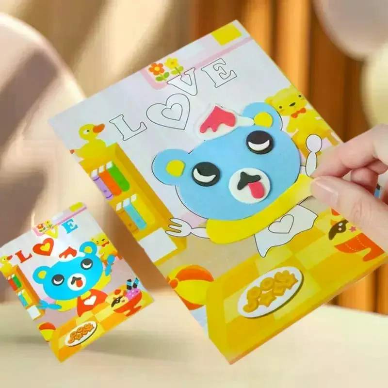 

10/20pcs DIY Kid's Puzzle; Cartoon Animal 3D EVA Foam Stickers; Exciting Children's Gift