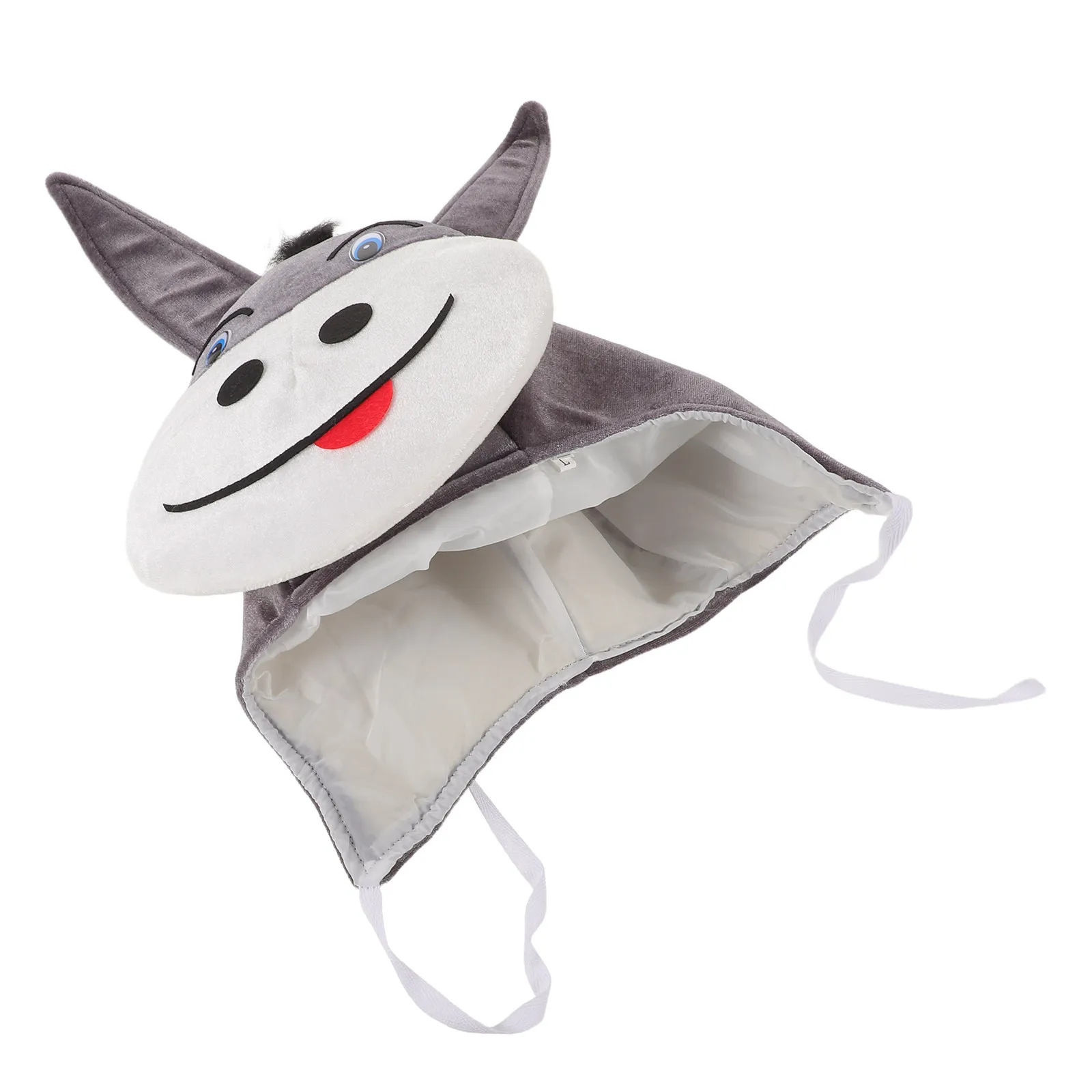 Funny Donkey Headwear Cap Soft Winter Animal Beanie Hat for Festival Party Christmas Cosplay Costume Holiday Dress Up