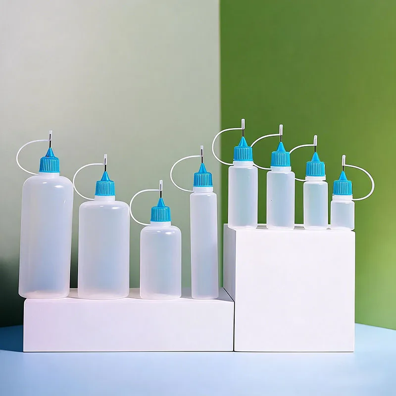Bottles For Bottling Tattoo Pigments Oil Injection Soft Fat Filling Glue Bottles Plastic Squeezable Tip Applicator Bottle