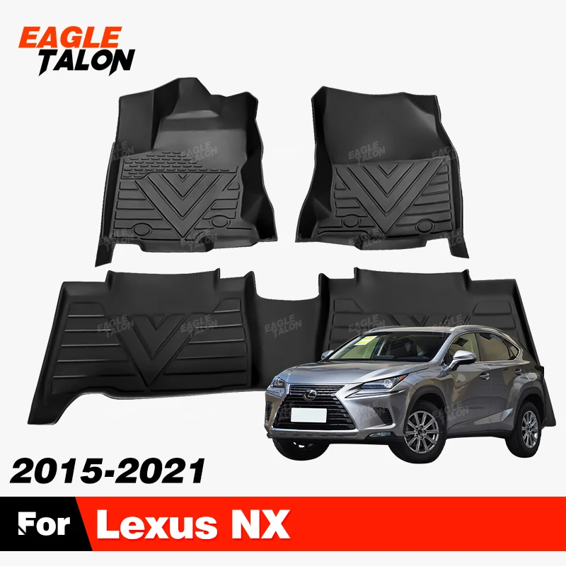 Custom TPE Car Floor Mat For Lexus NX 2015-2021 20 19 18 17 16 Full Carpet Cover Waterproof Interior Protector Accessories parts