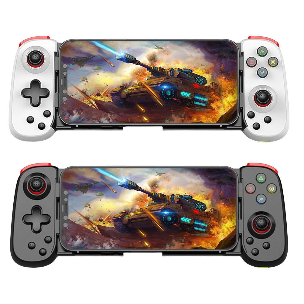 

Stretchable Game Controller Dual Vibration Wireless Stretchable Gamepad BT Turbo Game Console Wireless Handle for Android/iPhone