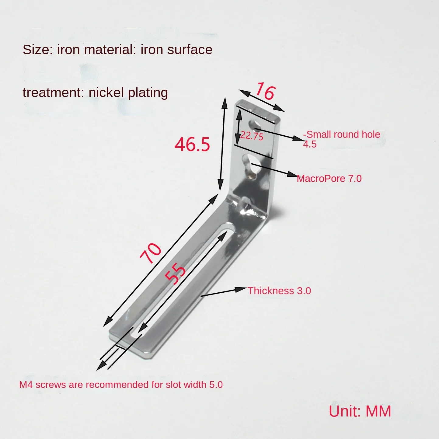 Thickened angle code furniture connector 90 degree right angle L-type fastener support hardware fittings angle iron new products