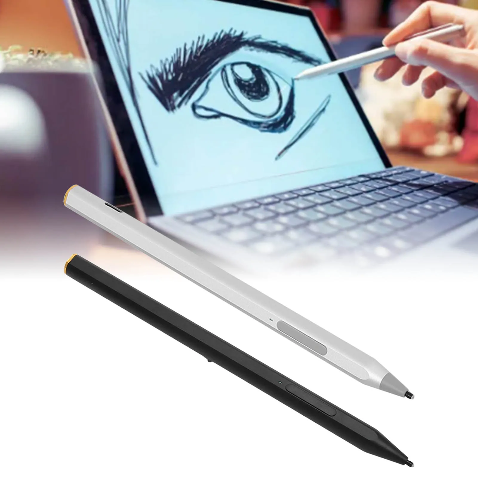 Pen MPP2.0 4096 Pressure Levels Magnetic  Pen Easy  with 2 Replacement Nips for 14m Ba0xx for Pro 3 Pro 4