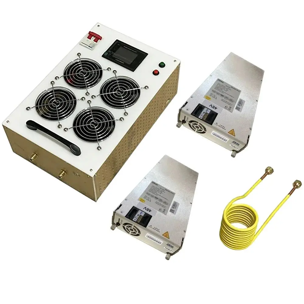 5000W 고주파 유도 히터, 유도 가열 기계 금속 제련로(전원 공급 장치 포함)