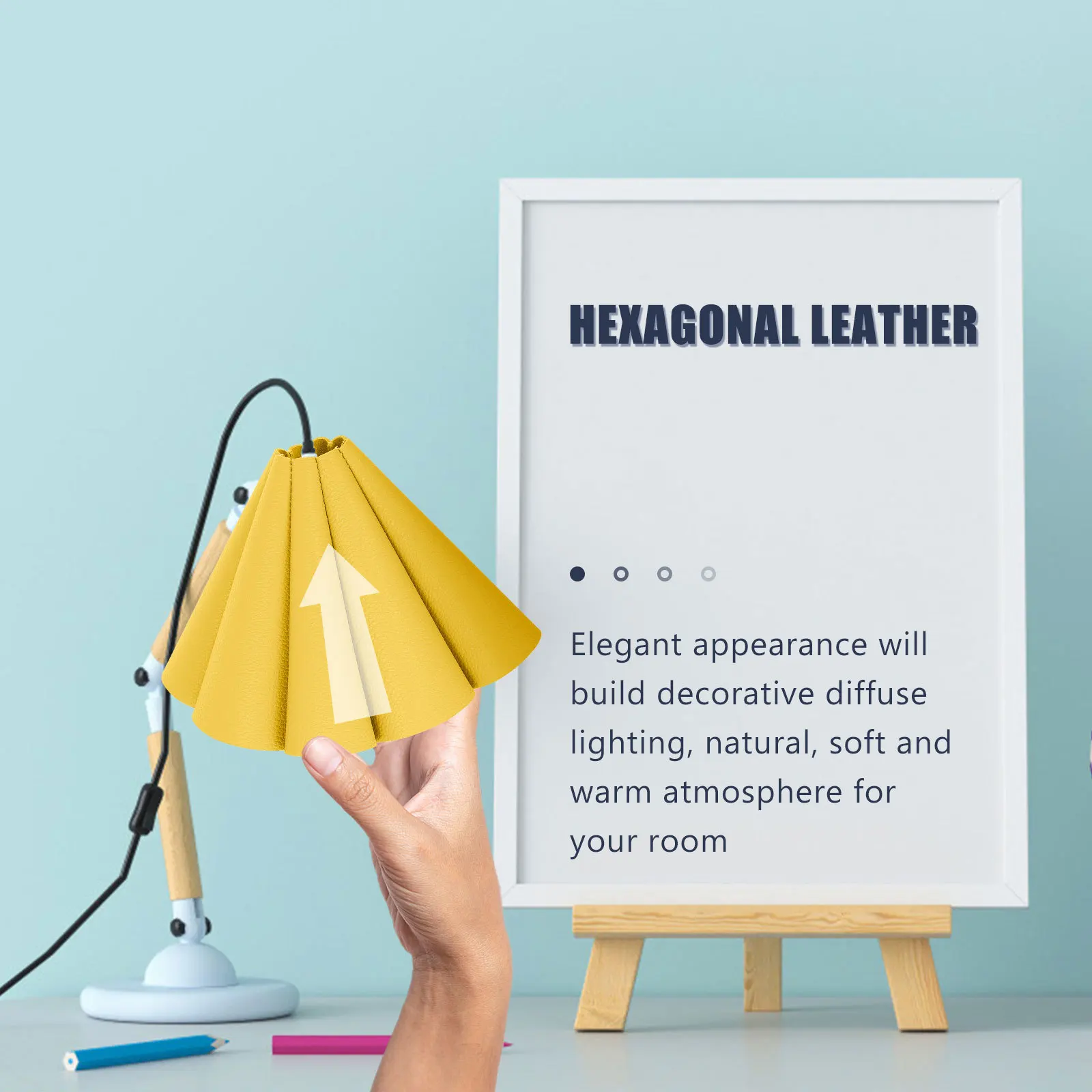 

1Pcs Dustproof Lampshade Durable Decorative Lamp Cover Indoor Use Exquisite Warm Light Diffuser Accessory