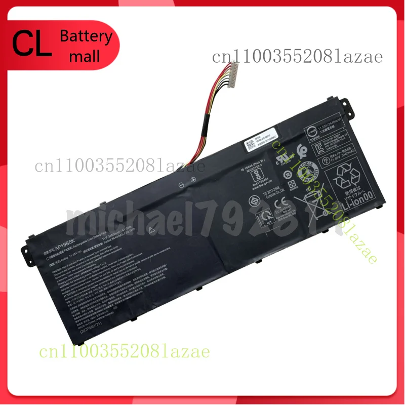

Genuine AP19B5K Battery for Acer Aspire 3 A314-22 Chromebook 314 C933 AP19B8K