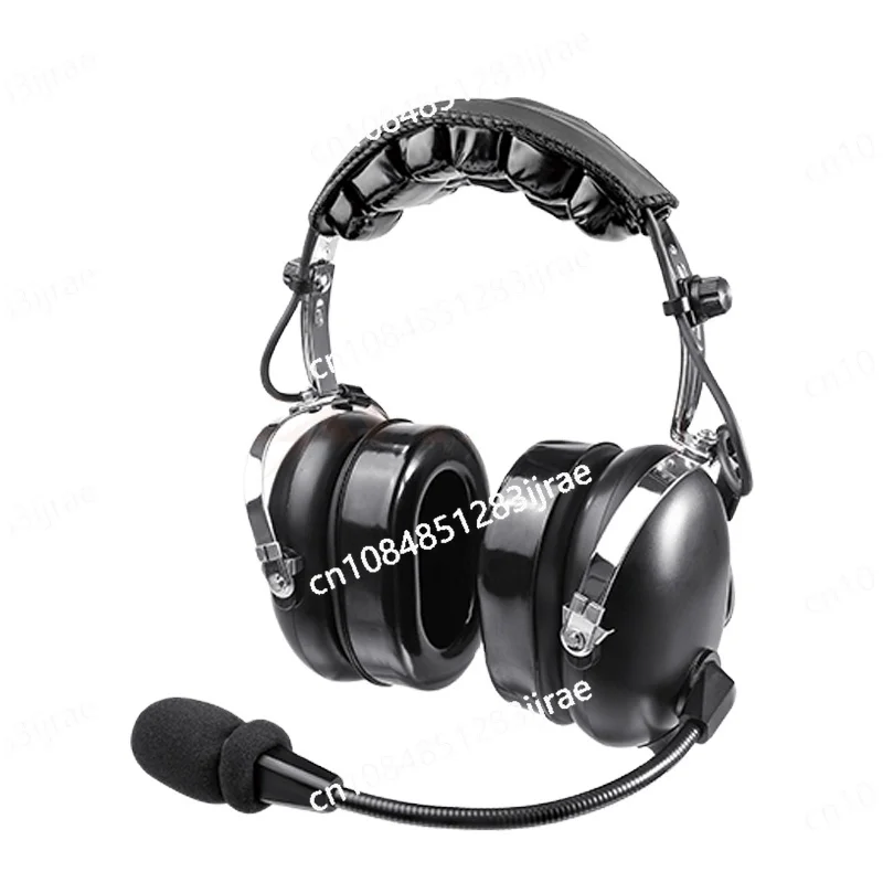 Passive Noise Cancelling Pilot Aviation Headphones with U-174U Connector, Suitable for Helicopters