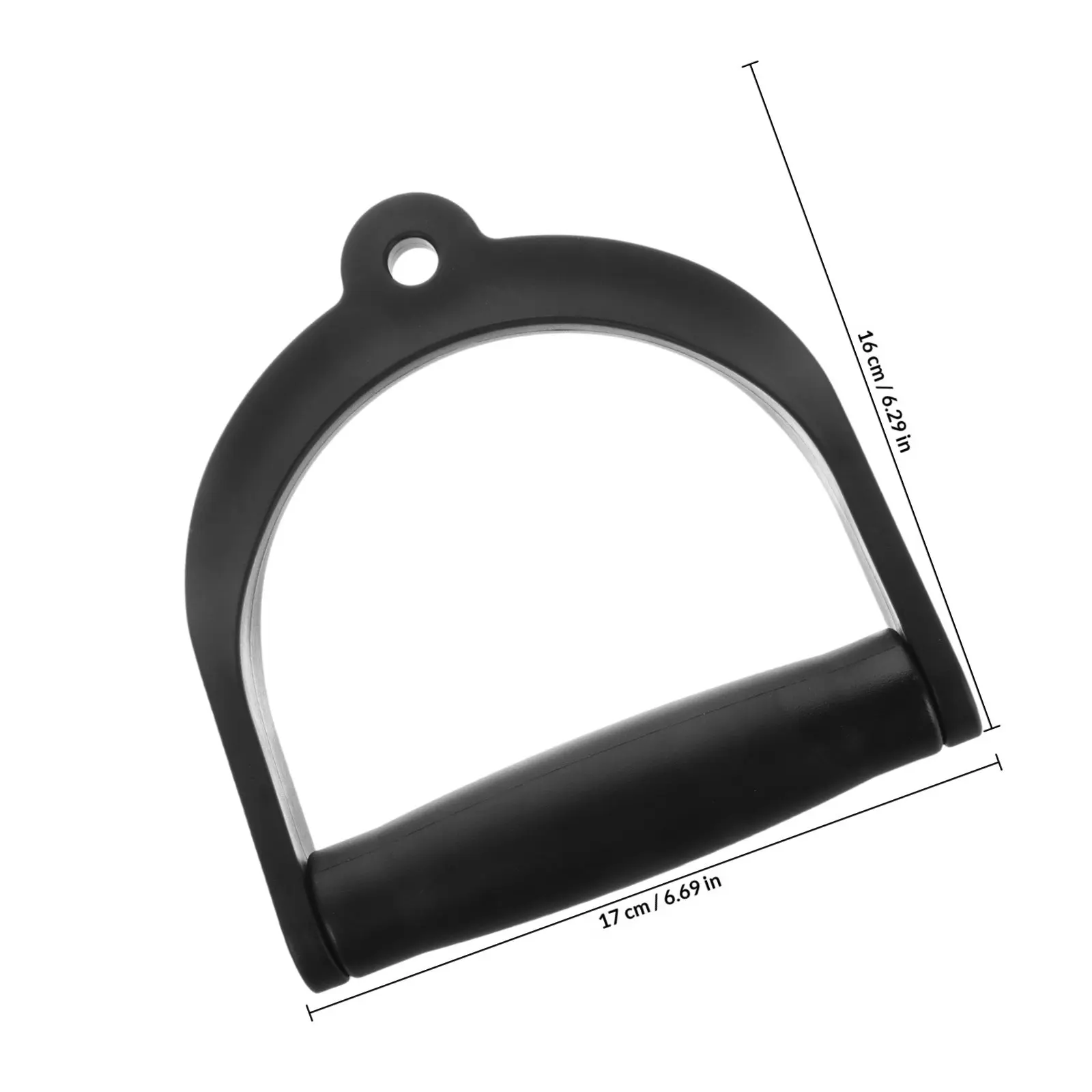 2Pcs Exercise D Handles for Cable Machine Pull Down Pulley System Comfortable Ergonomic Design Resistance Band Handle Gym Cable