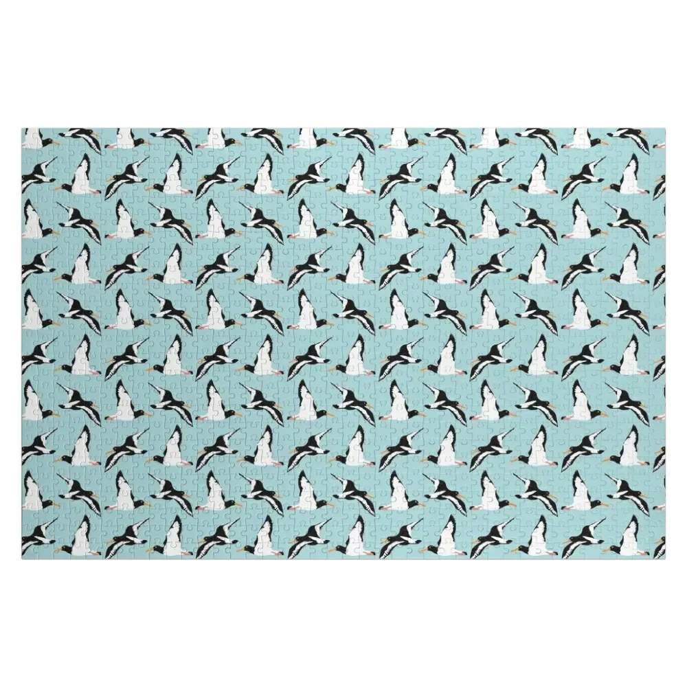 

Oyster Catcher Pattern Jigsaw Puzzle Personalised Toys Baby Wooden Animal Personalised Puzzle