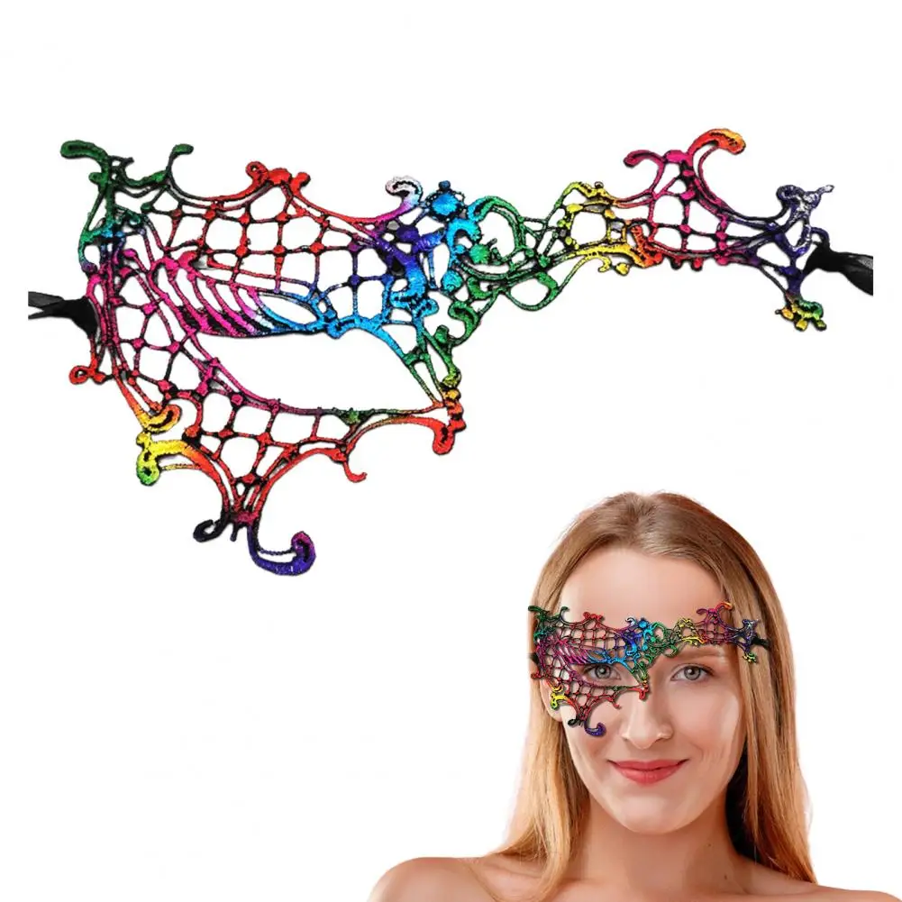 Masque de lunettes Sexy pour femmes, demi-visage vénitien en dentelle, masques de fête à un œil, Costume de carnaval, bal de promo