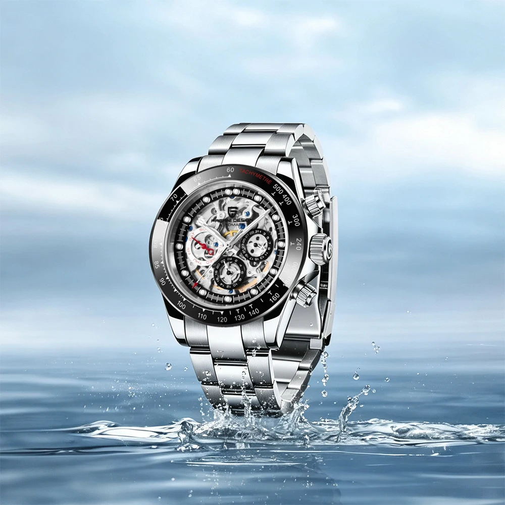 PAGANI DESIGN Neue Mechanische Uhr 40mm Herren-Armbanduhr Top-Marke Saphirglas Uhr Edelstahl Wasserdichte Uhr Männer Geschenk