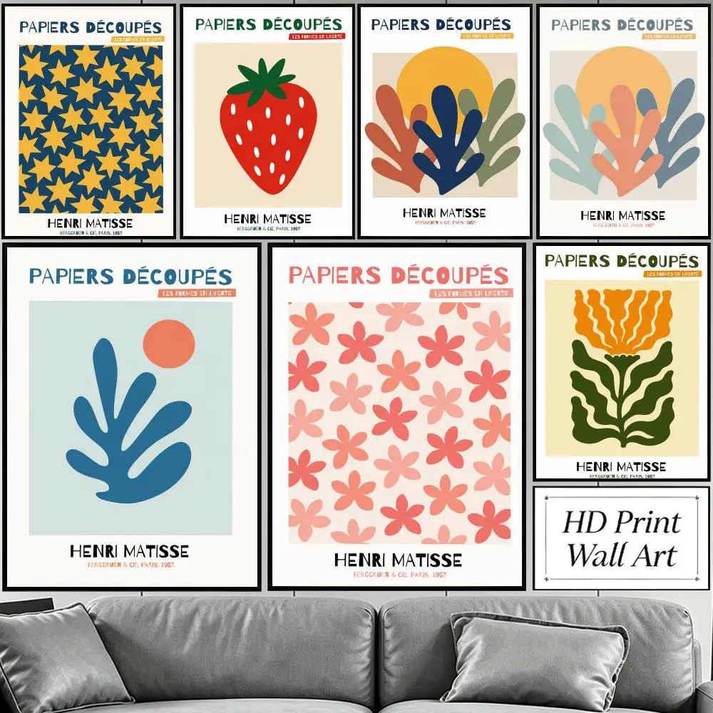 artistic Matisse Poster HD Poster Sophisticated Modern Aesthetic Wall Art For Living Room Bedroom Office Cafe Decor Ideal Gift