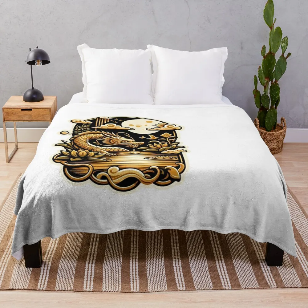 

Summer of Second Chances: Embrace the Golden Pond Spirit Throw Blanket warm for winter Flannel Furrys Blankets