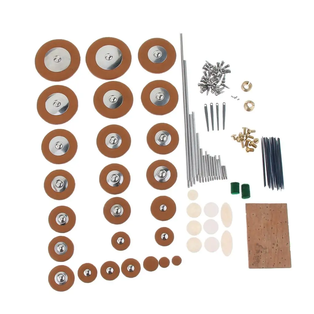 

Alto Saxophone Repair Kits Saxophone Pads Screws DIY Replacement Parts