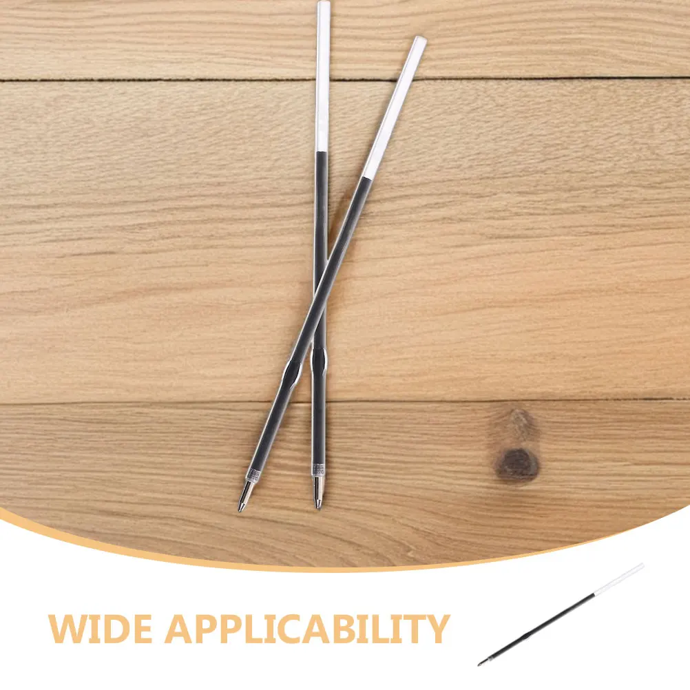 300Pcs Blue Ink Ballpoint Pen Refills 07mm Fine Tip Click Pen Replacement for Office School Journaling Supplies