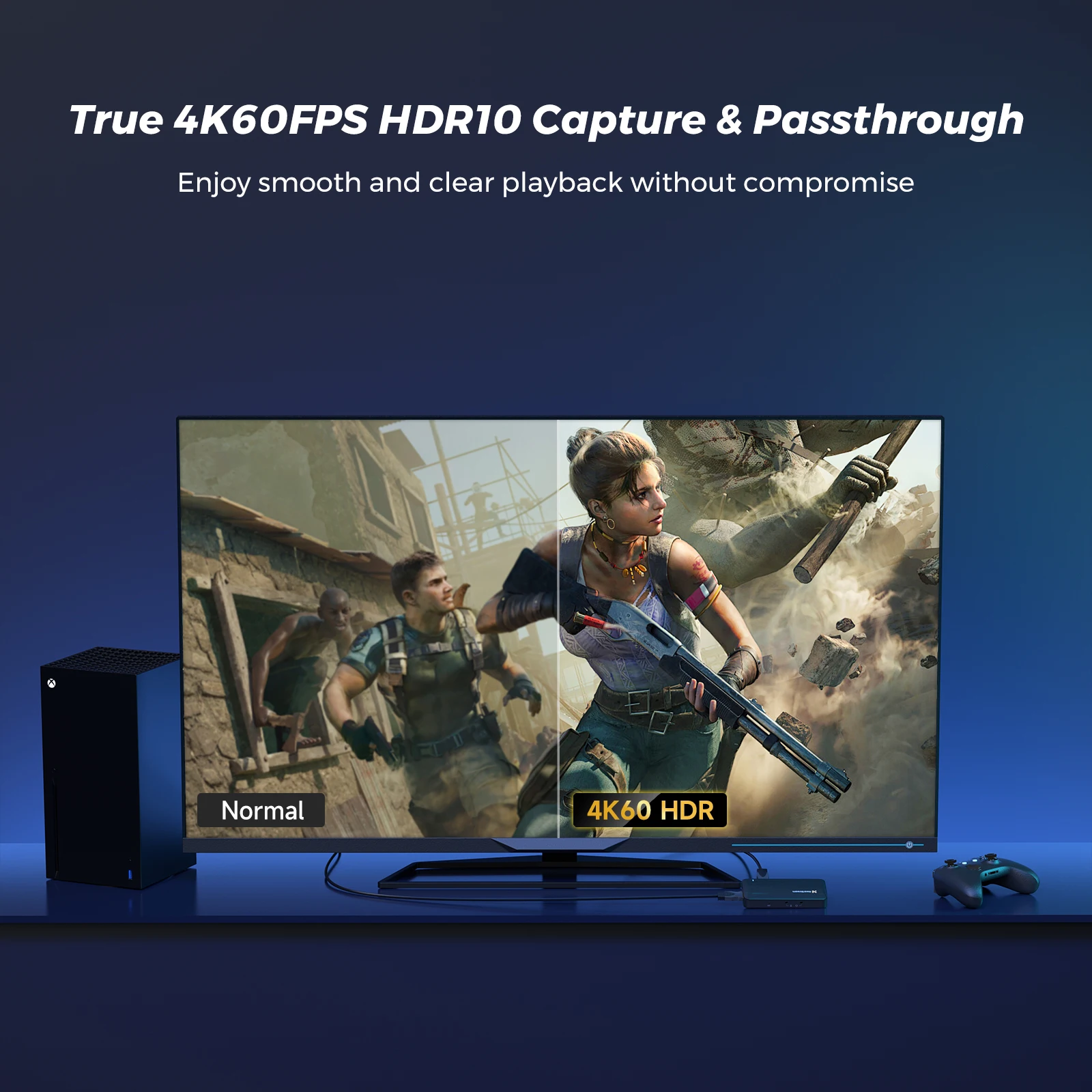 Placa de captura NearStream Premium Ultra Low Latency 4K60 USB 3.1 para xbox, ps5, switch e câmera DSLR