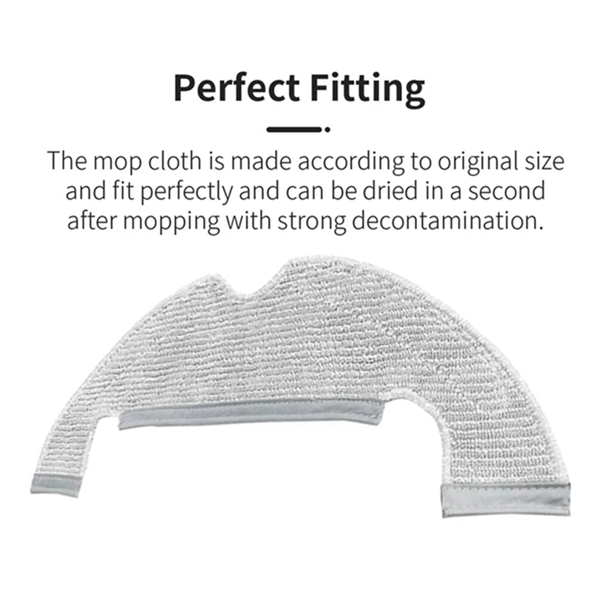 Accessories Kit for Dreame Bot D10 Plus RLS3D Robot Vacuum Cleaner Hepa Filter Mop Main Side Brush Dust Bag Replacement