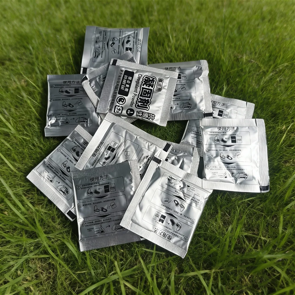 12Pcs Camping Toilet Chemicals Liquid Waste Gelling Deodorizing Powder Eco Absorbent Gel for Camping Toilet for Portable Toilet