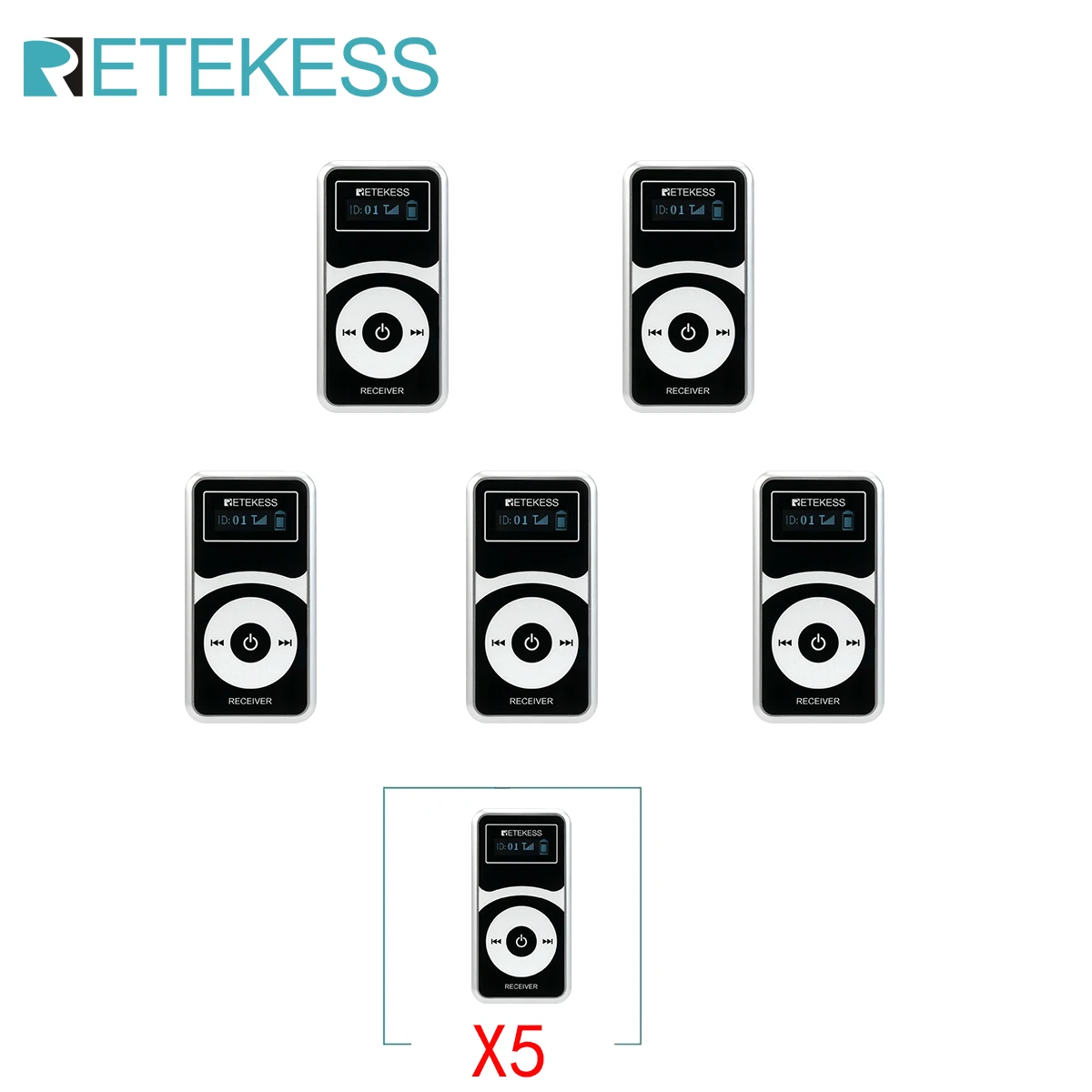 Variant: 5 receivers