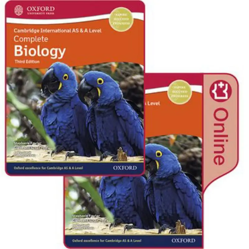 Cambridge International AS  A Level Complete Biology Enhanced Online  Print Student Book Pack 9781382005302