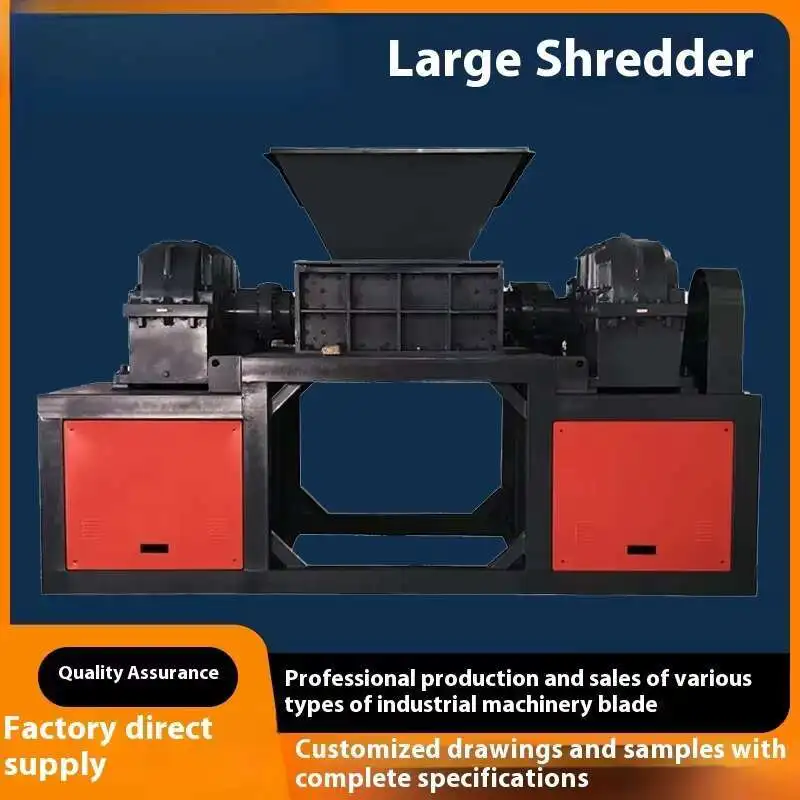 

Large Double Axis Shredder, Scrap Metal, Car Frame, Tire, Industrial Crusher, Small Plastic And Rubber Crusher Crush