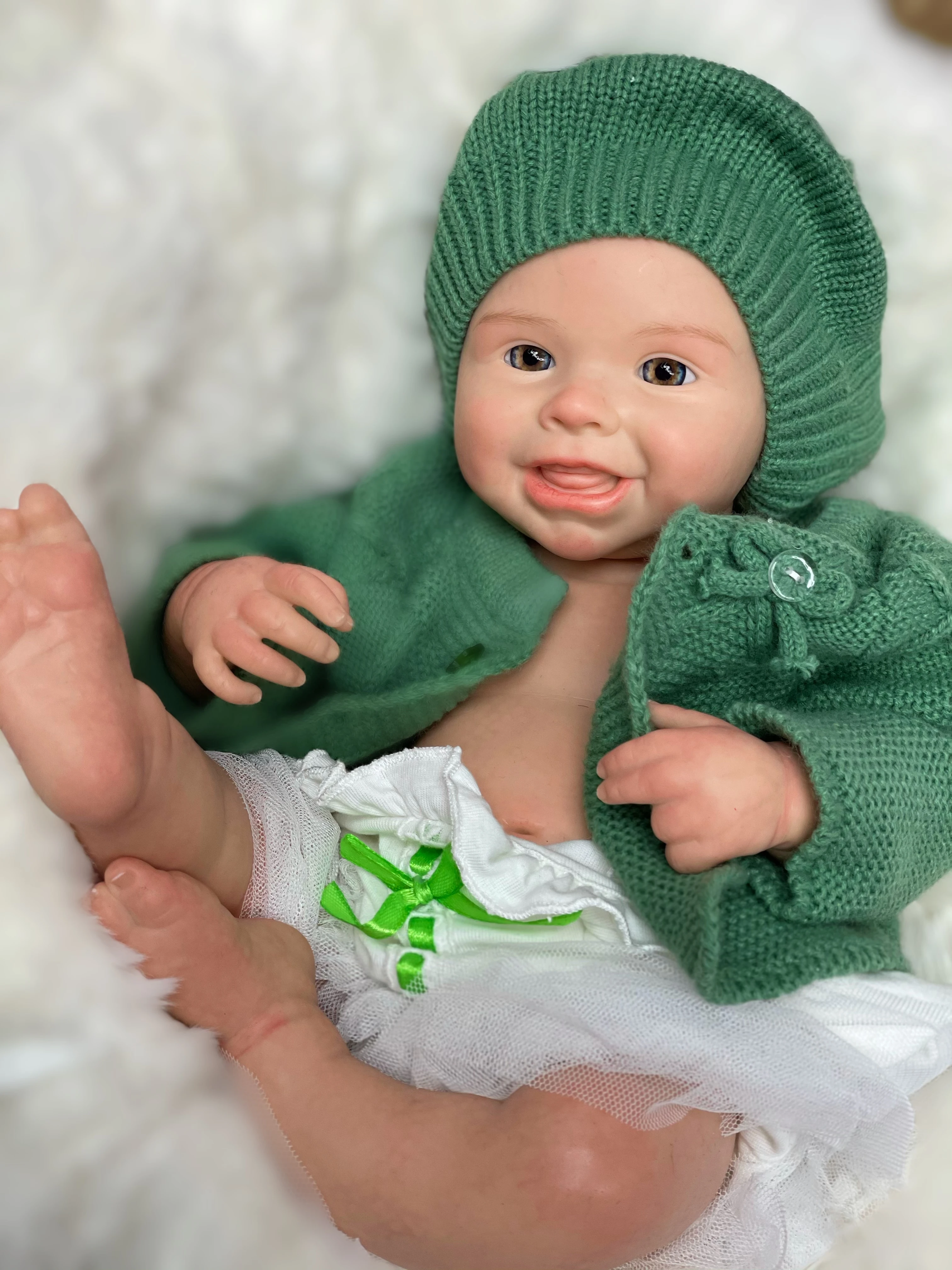 45CM Whole Silicone Girl Harper Reborn Baby Dolls Painted/Unpainted Full Soft Solid Silicone Reborn Dolls Corpo De Silicone