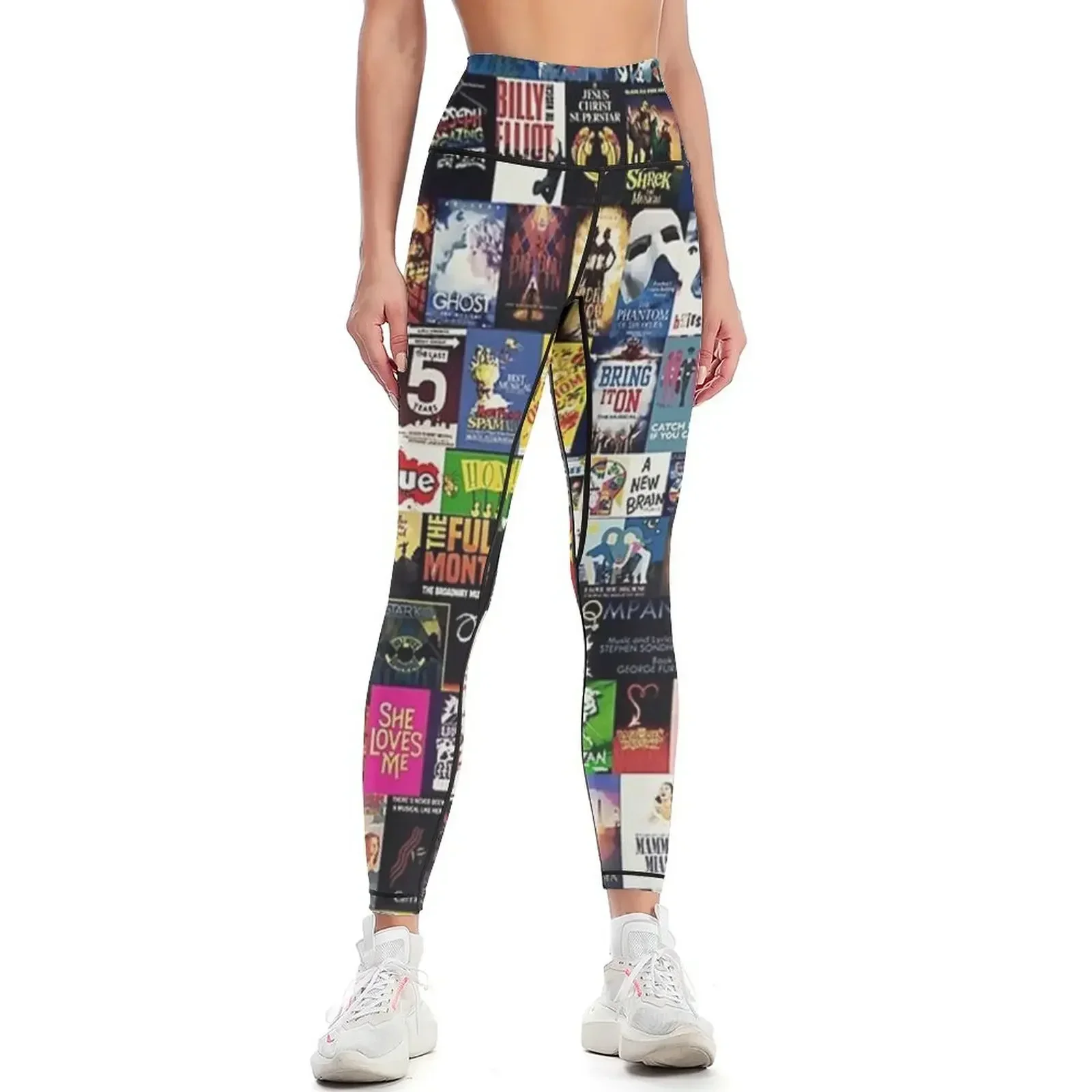 

musicals broadway west end Leggings Sports pants for gym womans Tight fitting woman Sweatpants Womens Leggings