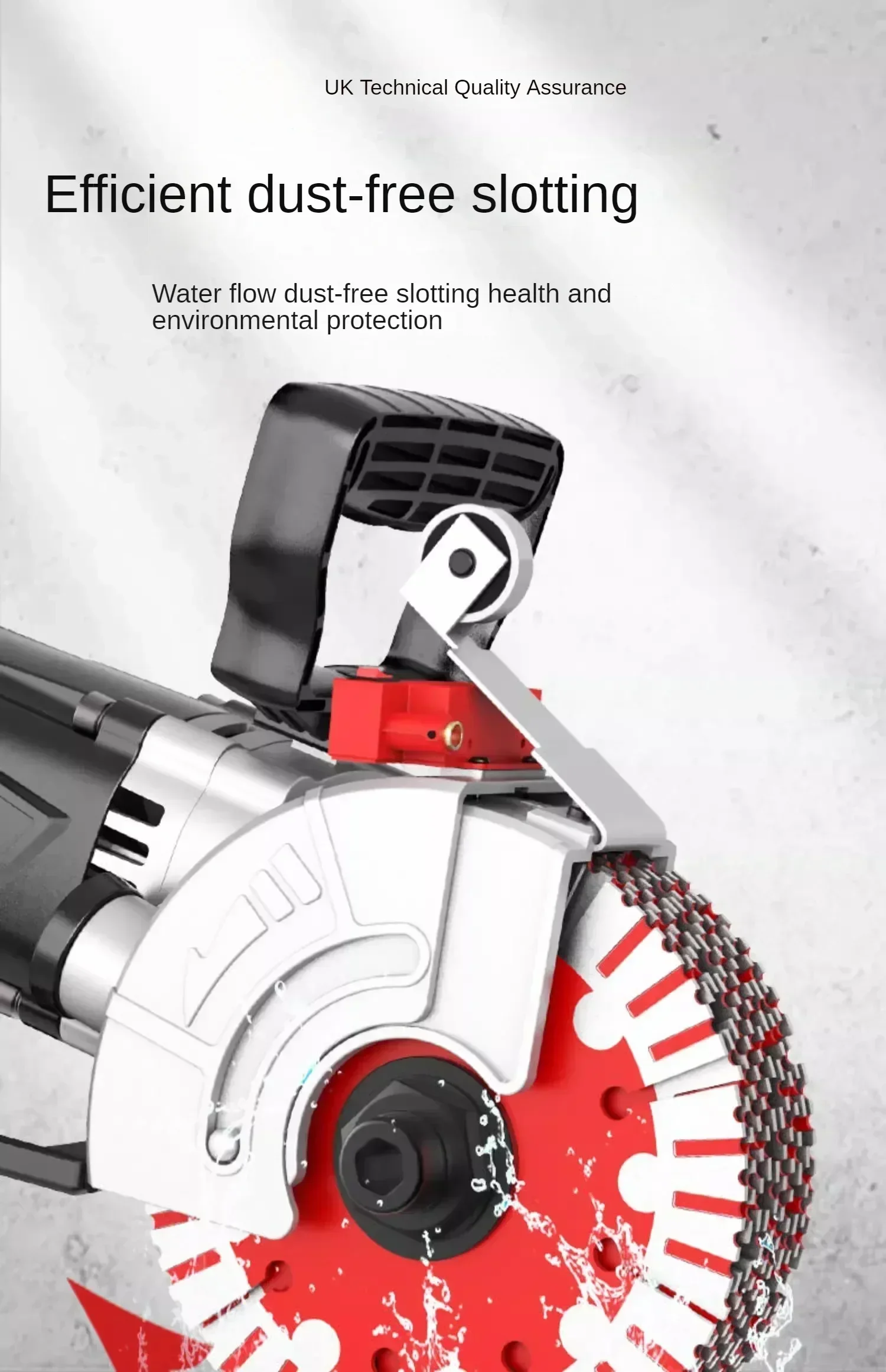 220V High Power Laser Cutting Machine for Dust-free Wall Grooving and Wire Slot Cutting CAC