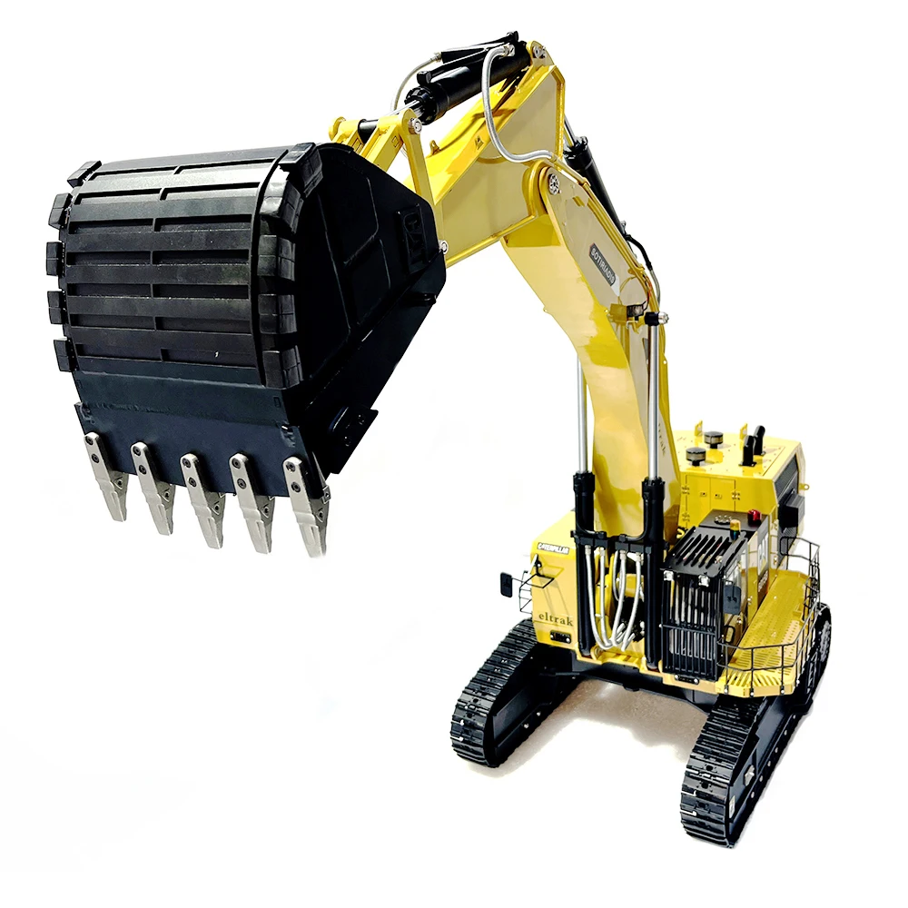 1/12 Rc Hydraulic Excavator Metal Model 6015B Complete Machine Brushless Configuration 18 Channel Rc Cars for Adults Toy