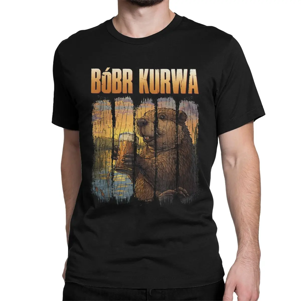 Bobr Kurwa Beaver Bobr Men Women T Shirts Bober Funny Tee Shirt Short Sleeve O Neck T-Shirts Cotton Adult Tops