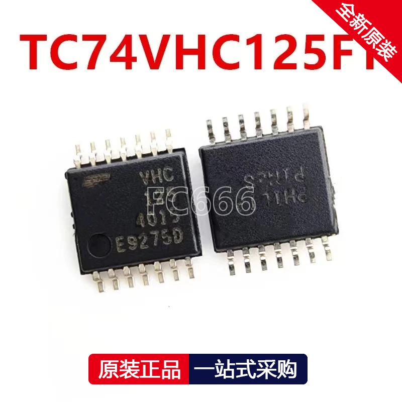 5PCS TC74VHC125FT VHC125 TSSOP-14 Buffer and line driver chips