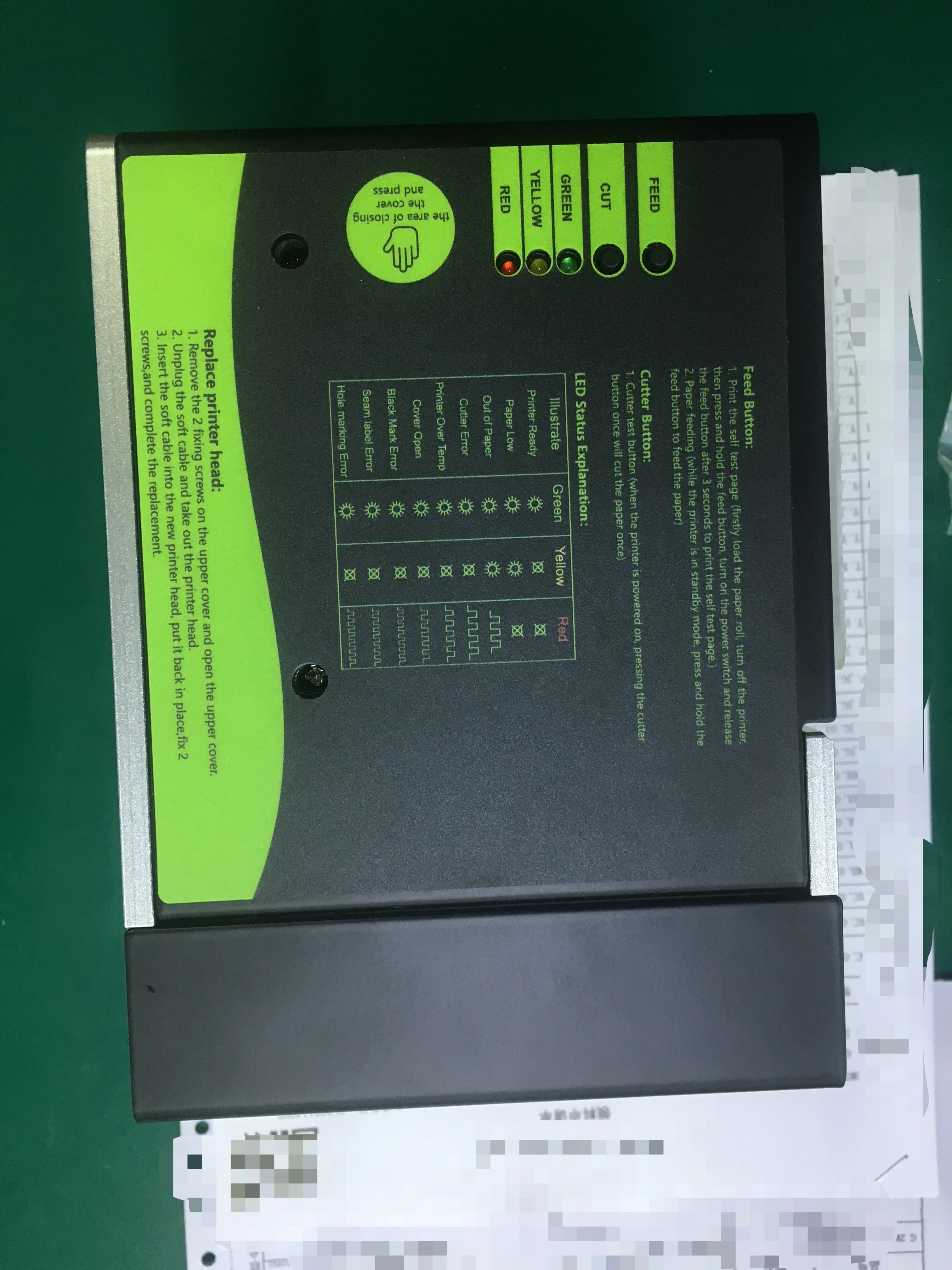 HS-80D Kiosk Thermal Printer with Casing with Holder 120mm/s to 180mm/s Full cutting 80mm