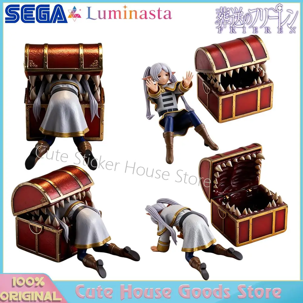 [Em estoque] original sega luminasta sousou sem frieren frieren em mimic kawaii anime quadrinhos decoração figuras modelo brinquedos presentes