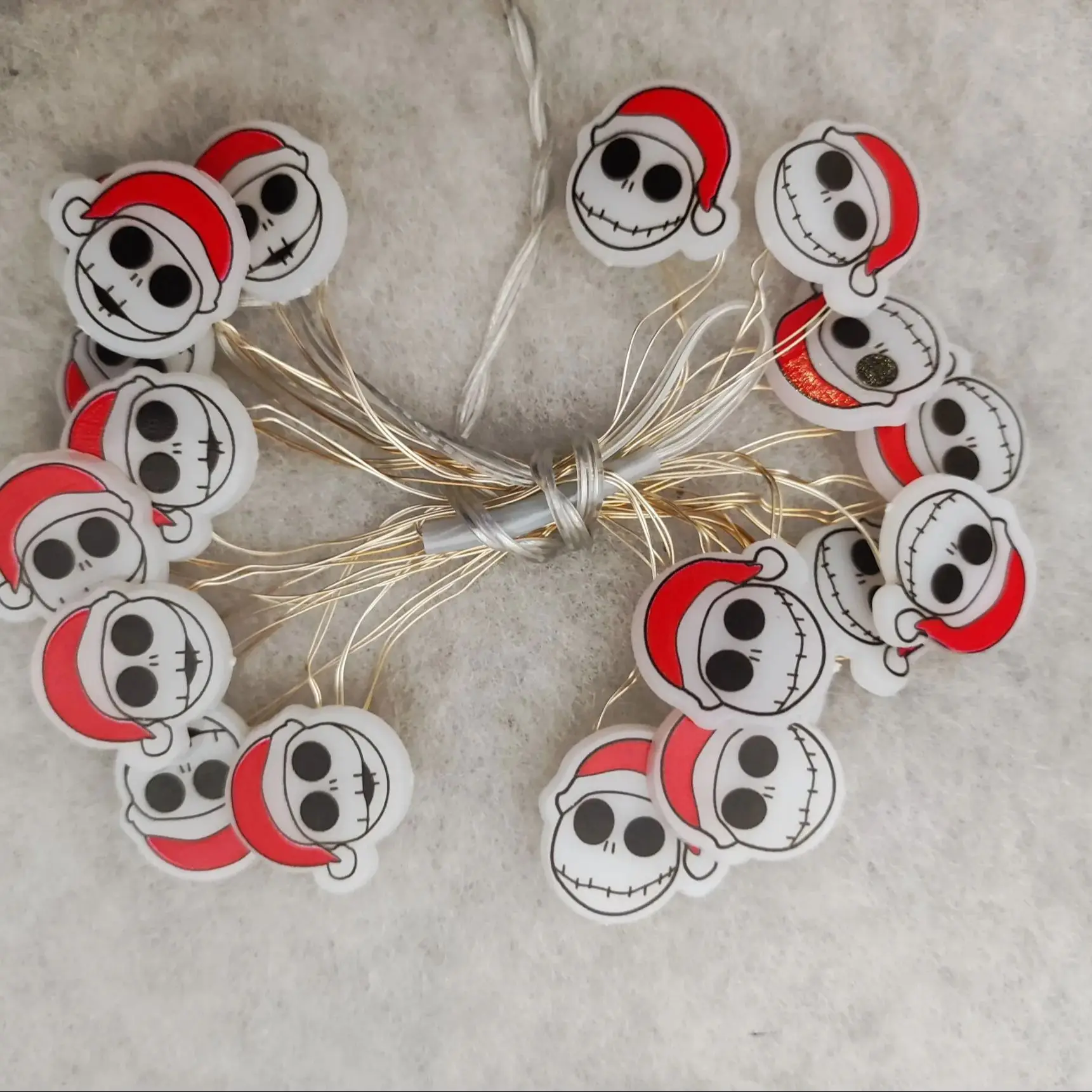 20LED Copper Wire String Lights Outdoor Christmas Decorations Warm White Battery Powered Fairy Lights for Home Decor