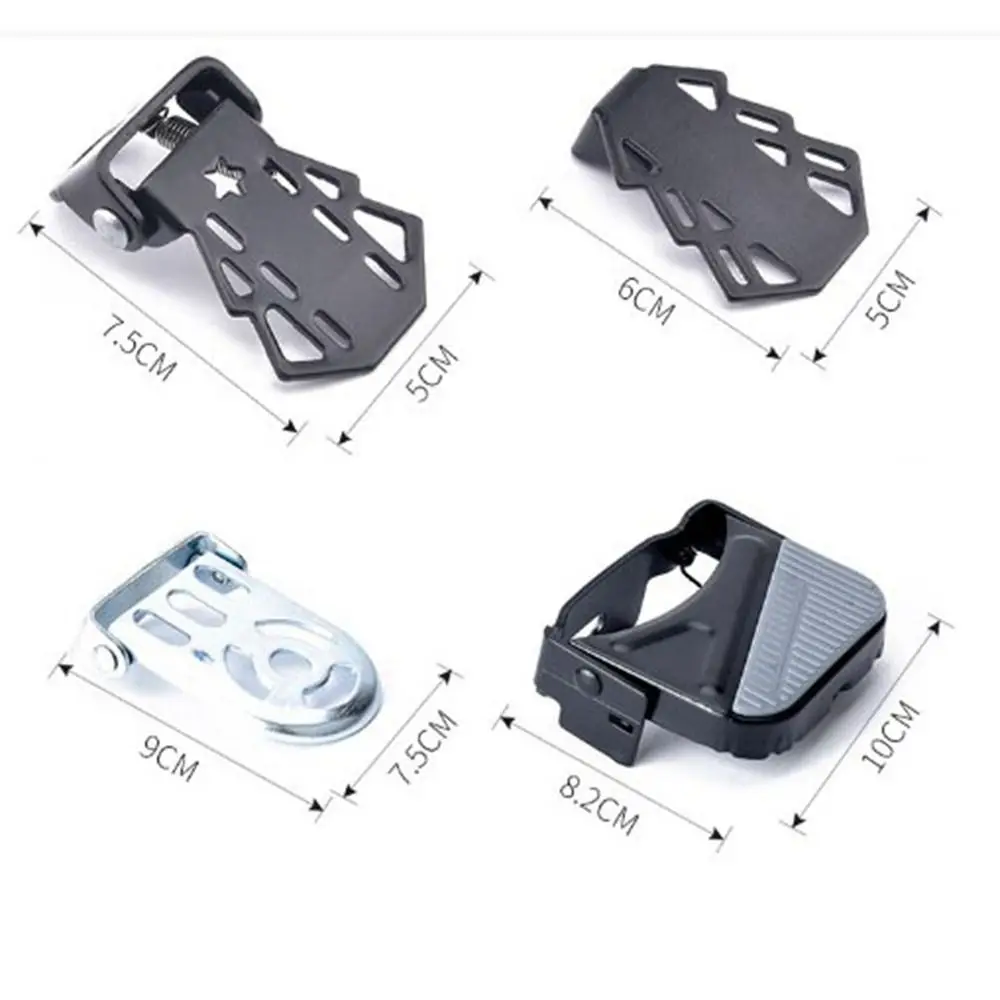 マウンテンバイク用滑り止め折りたたみペダル,10スタイル,リアシートフットレスト,バイクアクセサリー,1ペア,新品