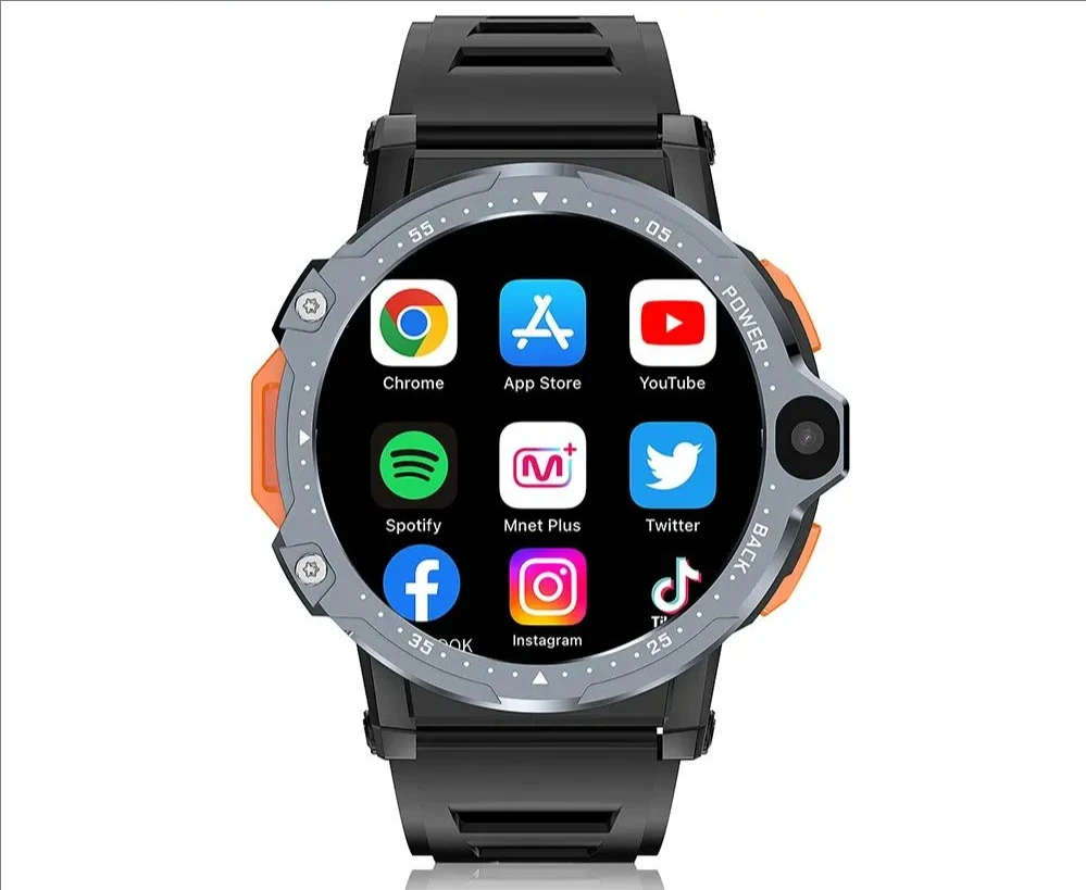 

DM30 4G Android Smartwatch 1.54'' HD Screen Dual Camera GPS WiFi 64GB 4G LTE SIM Card Android Bluetooth Men Smart Watch Phone