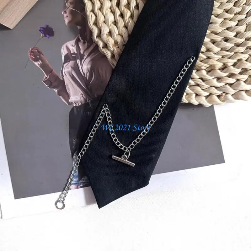 روابط G5GC السوداء للنساء ملامسة تلميذة موحدة مسبقًا ربطة عنق سوداء