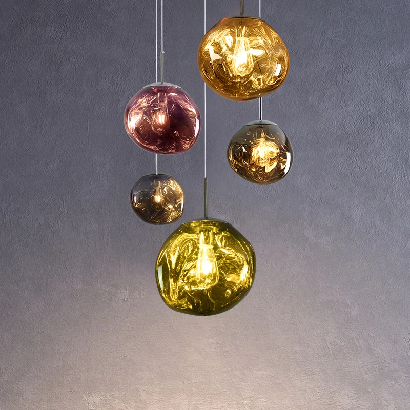 Nordic Lava PVC LED Pendant Lighting Modern Lava Lighting Living Room Indoor Decor Home Fixtures Kitchen Hanging Pendant Lamp