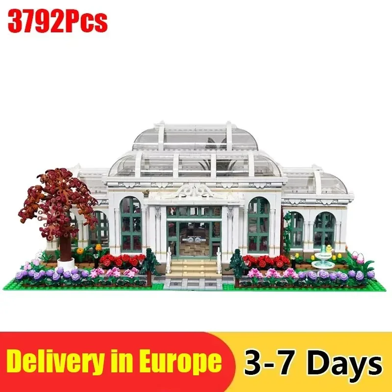 Ensemble de blocs de construction de jardin, 3792 pièces, modèle botanique, briques à assembler, jouets pour enfants et adultes, cadeau d'anniversaire Compatible 21353