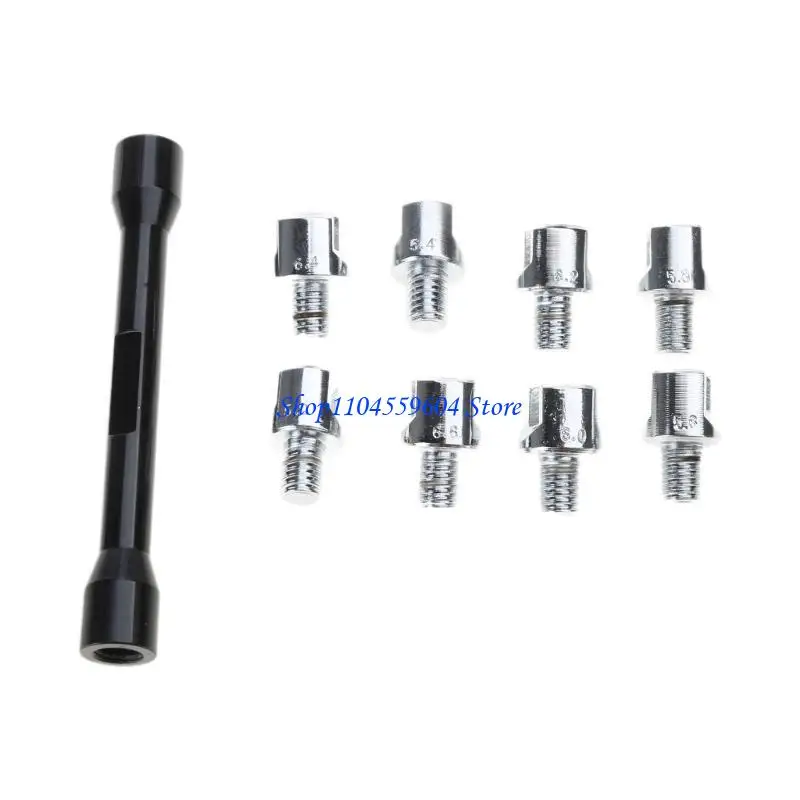 

12QM Мотоциклетные колесные шины Spoke Spoke Wrench инструменты для ремонта 5,0 мм-6,8 мм