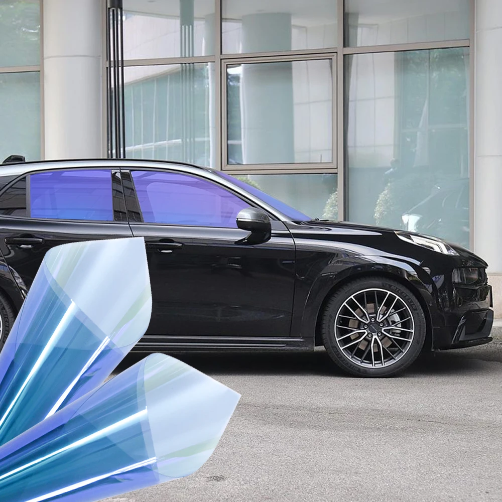 

Wholesale Solar Car Tint Rcontrol 6099 Chameleon Purple Car Window Tint With High Heat Insulation UV Rejection 1.52*30m/roll