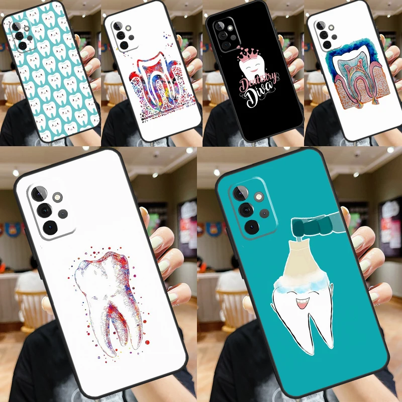 Dental Definitions Tooth For Samsung Galaxy A53 A33 A13 A23 A15 A25 A35 A55 A51 A71 A12 A32 A52 A14 A34 A54 Case