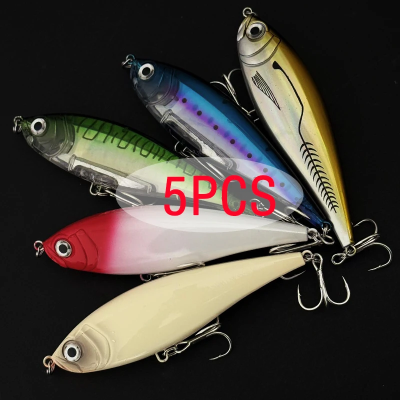 

Fishing Lures Set 5PCS Twitchbait Artificial Bait Long-cast Trolling Pencil Wobblers Seabass Trout Bionic Fishing Pesca Suit