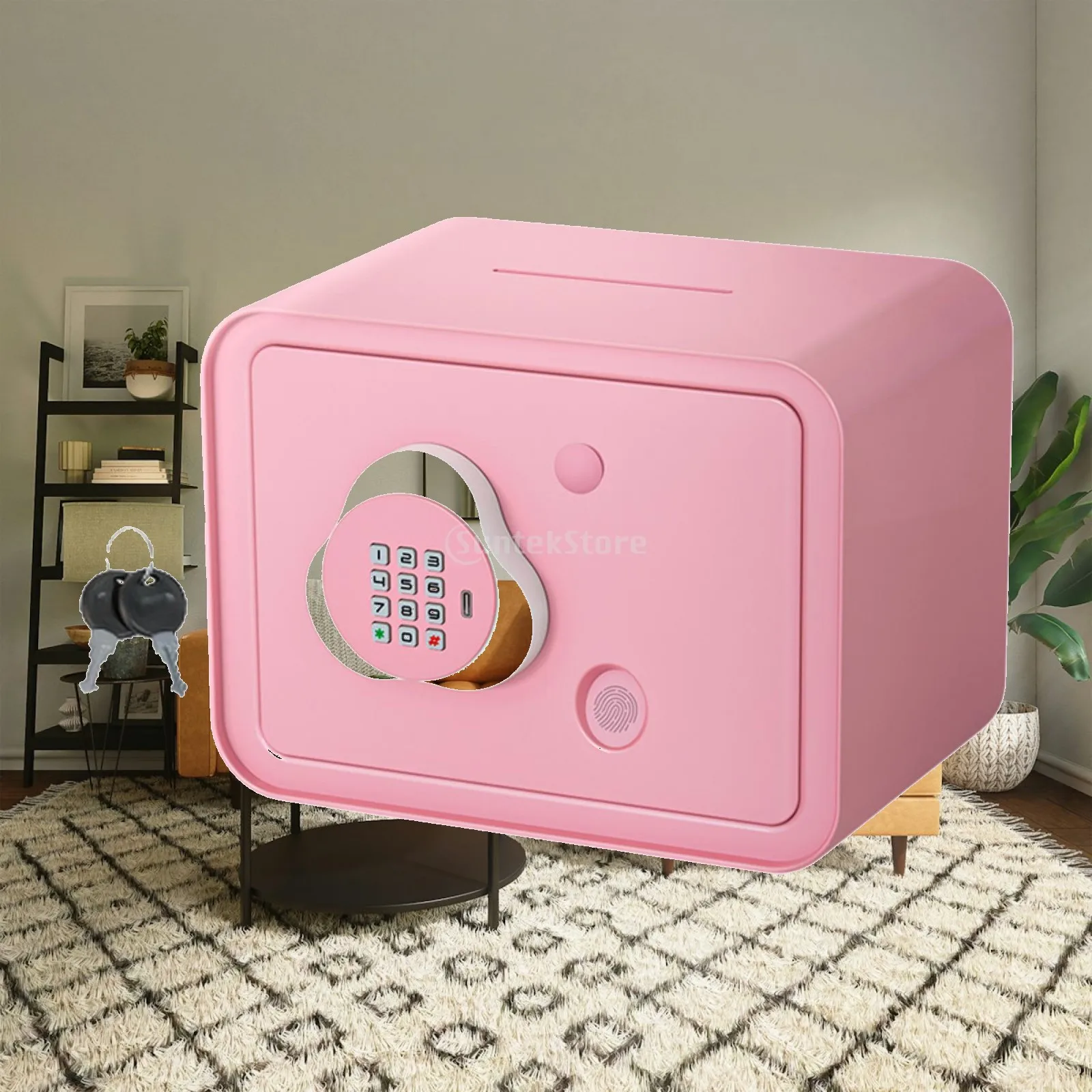 Savings Vault with Password Keys Fingerprint for Birthday Thanksgiving